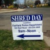 Community Shred Day Sign